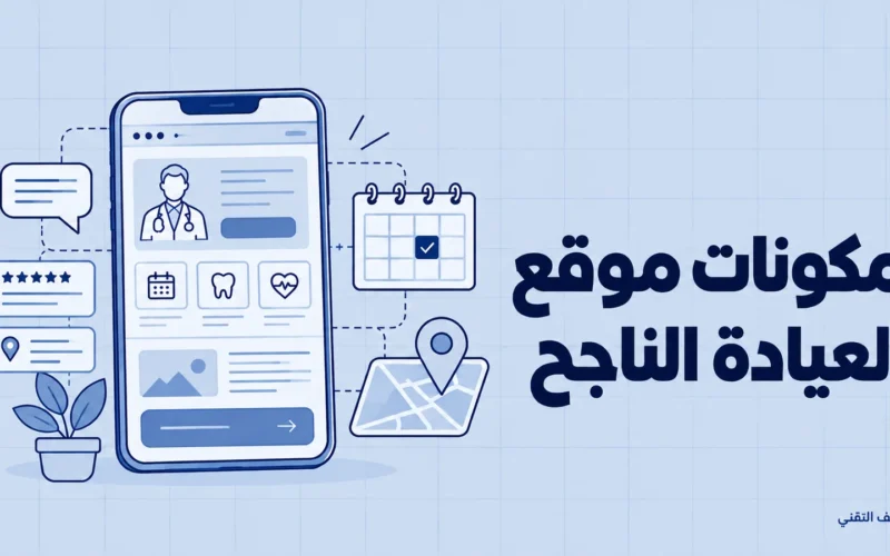 مكونات موقع العيادة الناجح: ١٠ حاجات بتحوّل الزائر لحجز