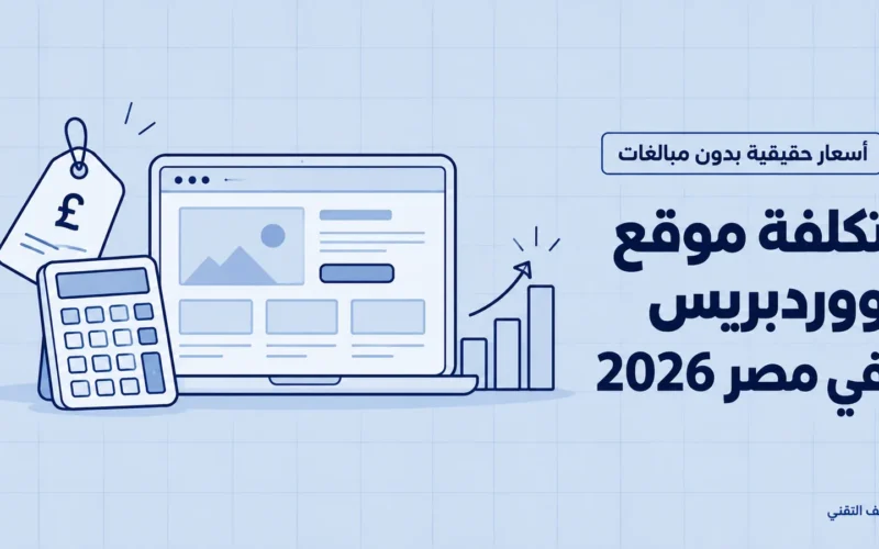 تكلفة موقع ووردبريس في مصر 2026 — أسعار حقيقية بدون مبالغات 3 تكلفة موقع ووردبريس في مصر 2026 — أسعار حقيقية بدون مبالغات