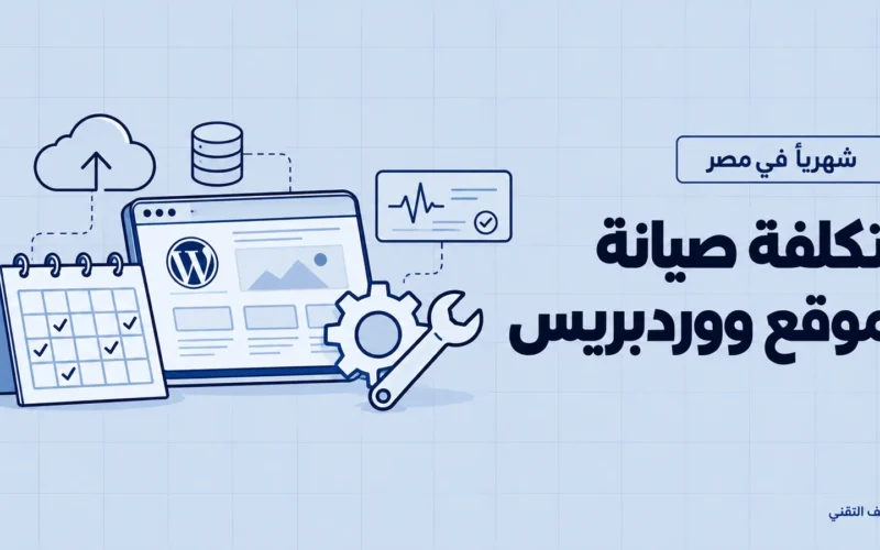 تكلفة صيانة موقع ووردبريس شهرياً في مصر: إيه اللي بتدفع عشانه