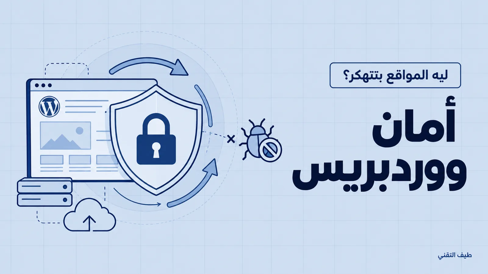 أمان ووردبريس: درع وقفل بيحموا موقع ووردبريس من الاختراق