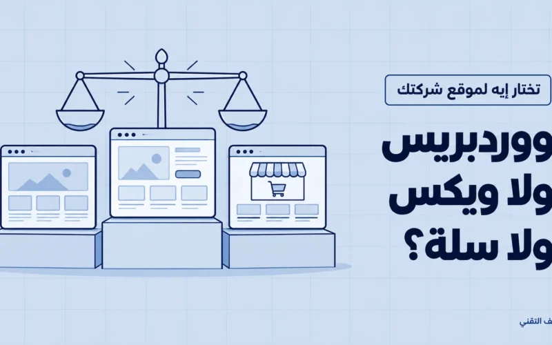 ووردبريس ولا ويكس ولا سلة: تختار إيه لموقع شركتك؟ 1 ووردبريس ولا ويكس ولا سلة: تختار إيه لموقع شركتك؟